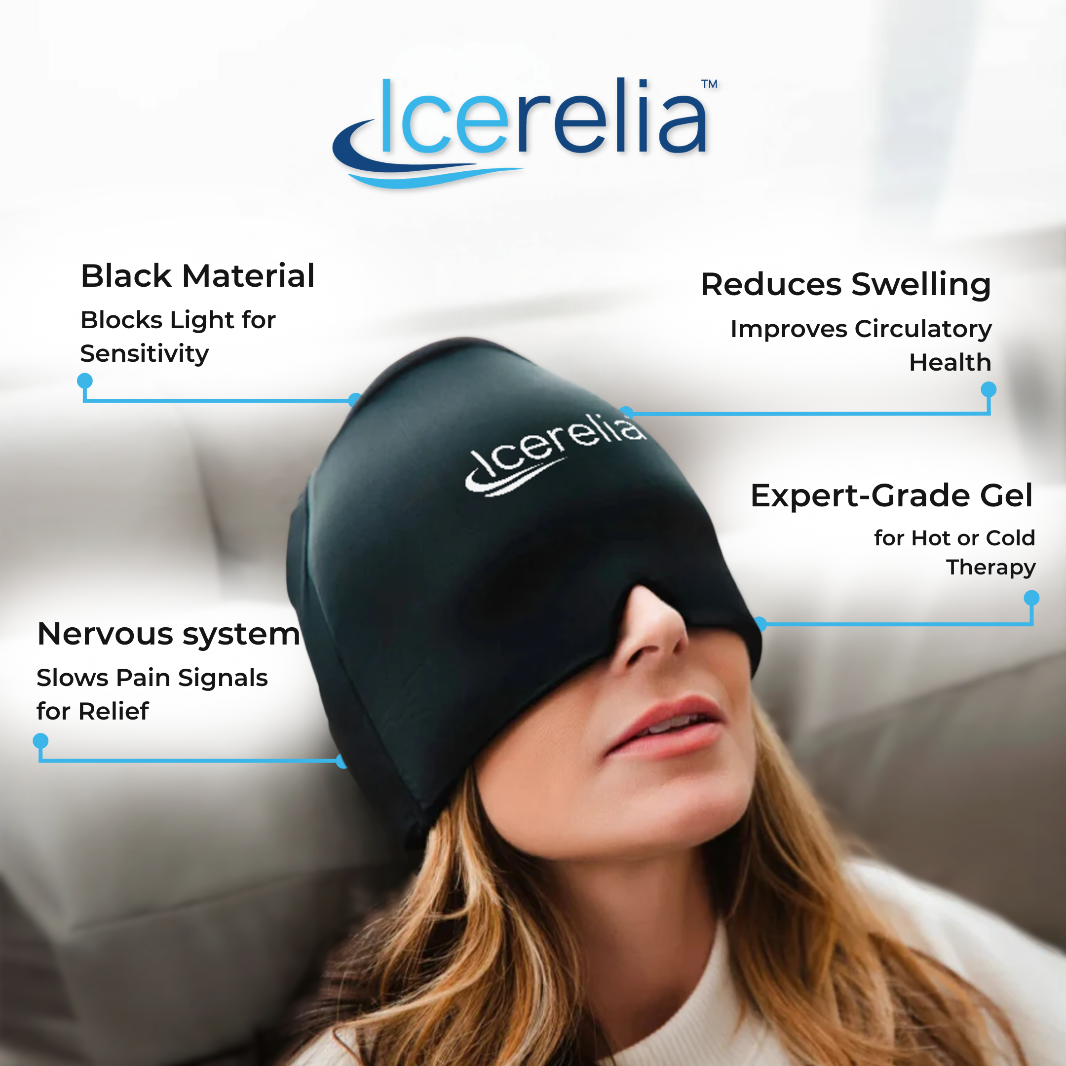 Icerelia™ Migraine Relief Cap